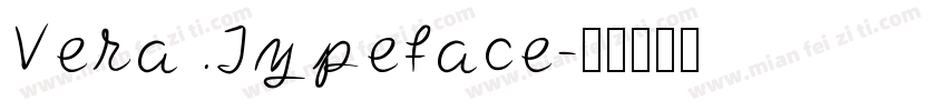 Vera Typeface字体转换